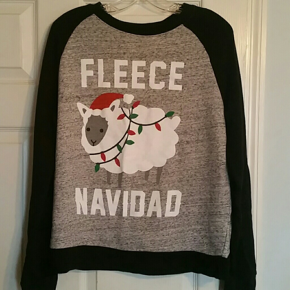 Fleece navidad Christmas sweatshirt
